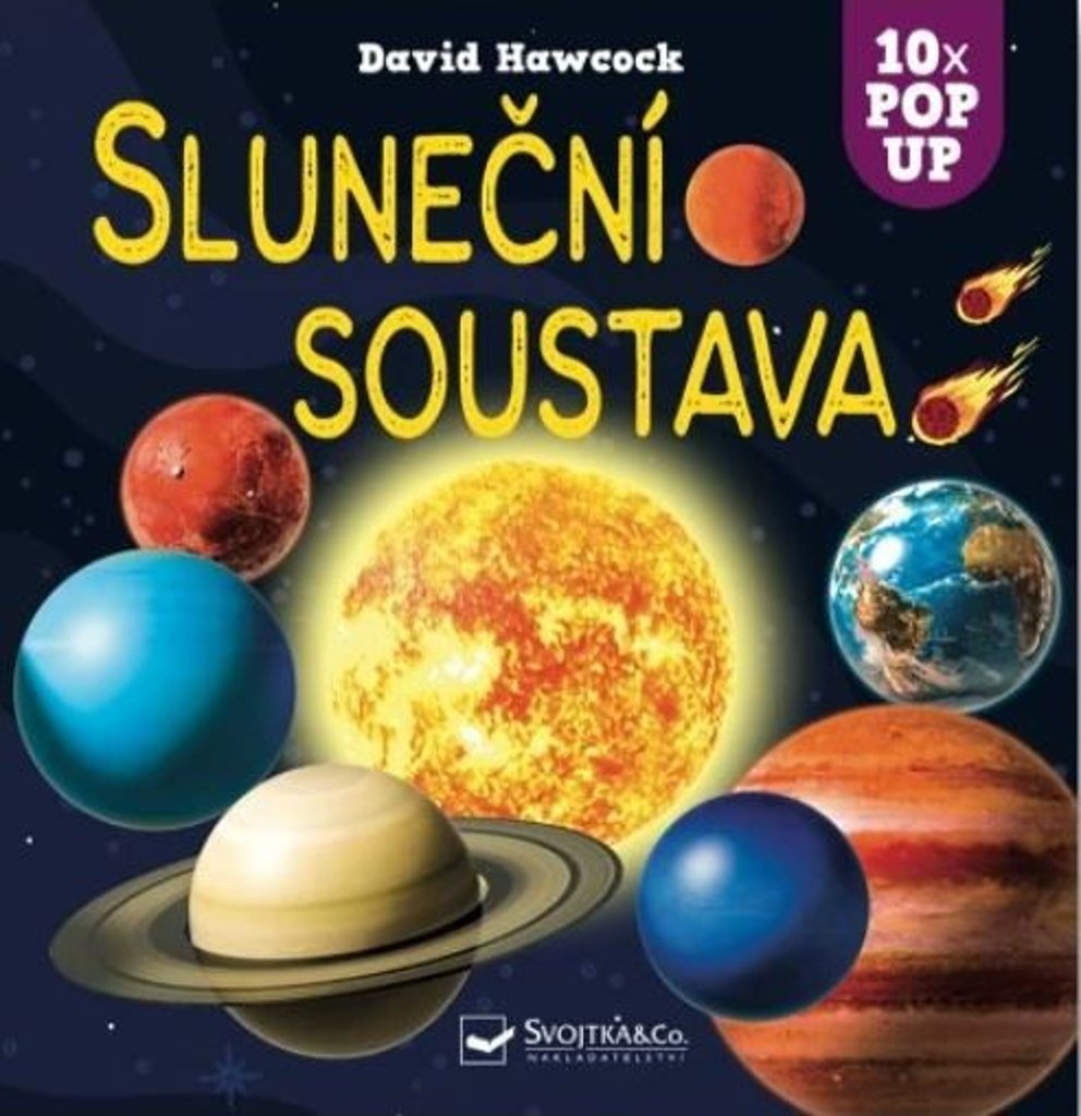 Sluneční soustava 10x POP UP