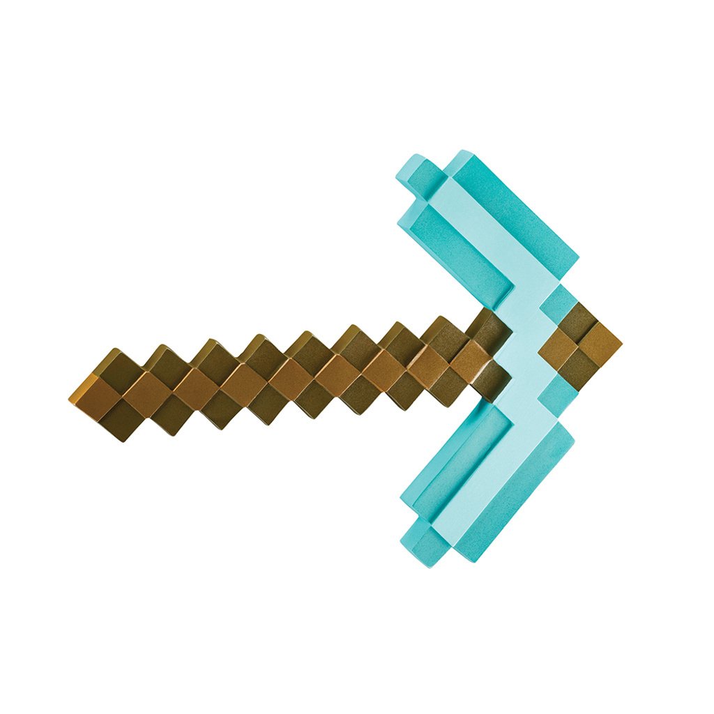 Minecraft replika zbraně 40 cm - Diamantový krumpáč