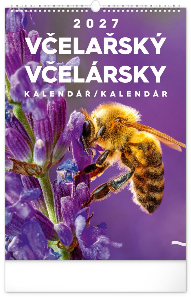 Kalendář 2027 nástěnný: Včelařský - Včelársky CZ/SK, 33 x 46 cm