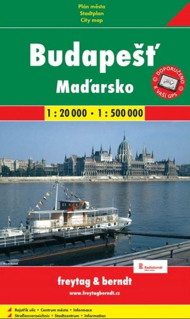 Maďarsko + Budapešť mapy (1:500 000, 1:20 000)