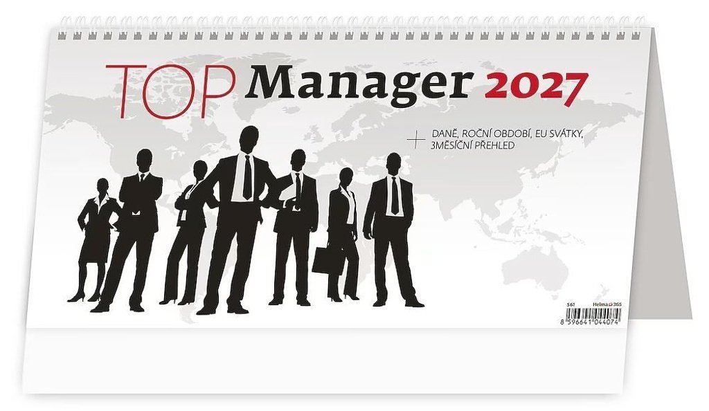 Kalendář stolní 2027 - Top Manager