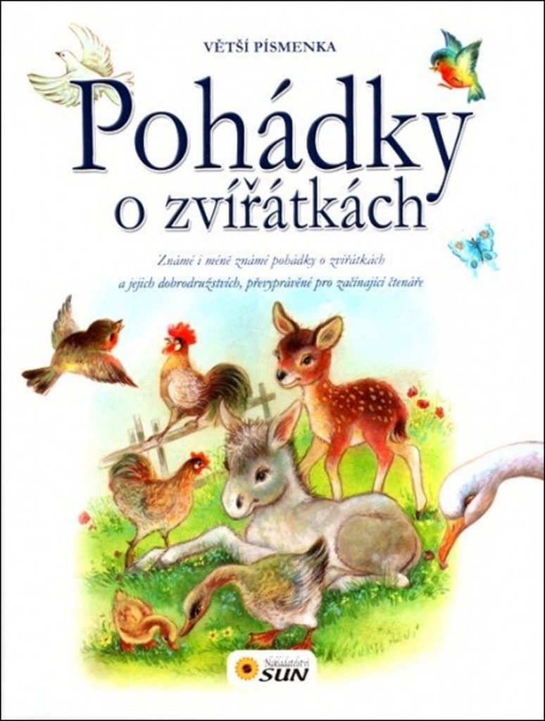Pohádky o zvířátkách s většími písmenky