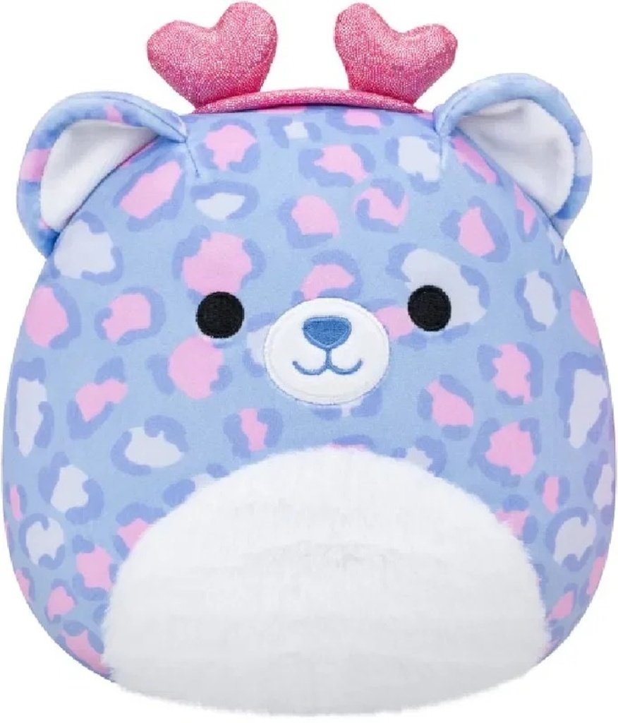 Squishmallows Fialový leopard - Noam 20 cm