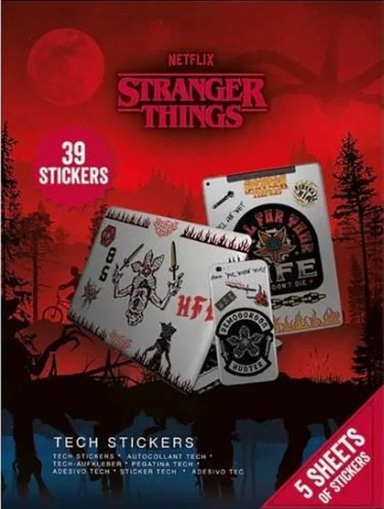 Technické samolepky - Stranger Things