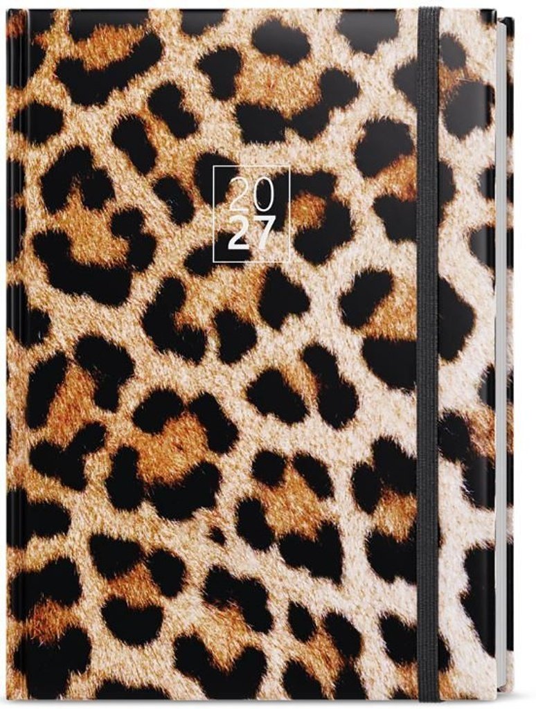 Týdenní diář Oskar Lamino A5 Leopard