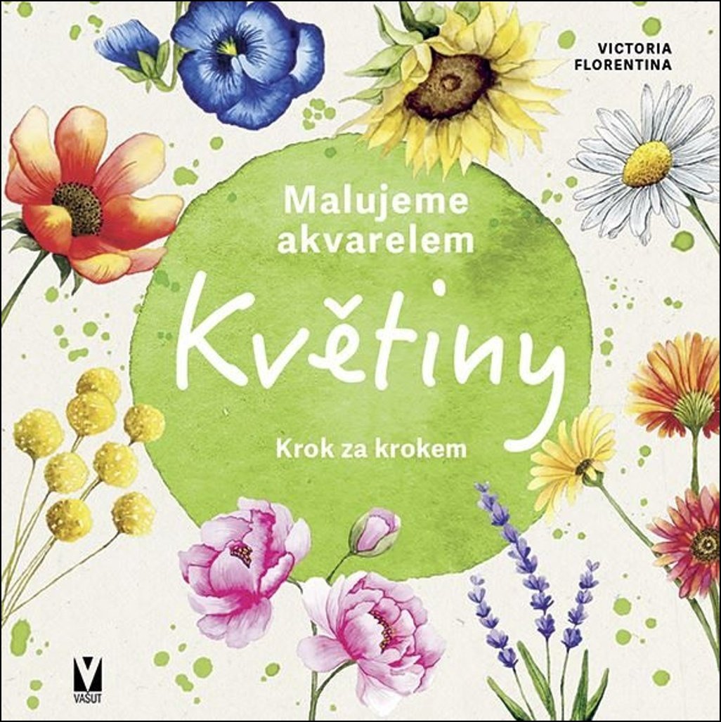 Malujeme akvarelem Květiny - Krok za krokem