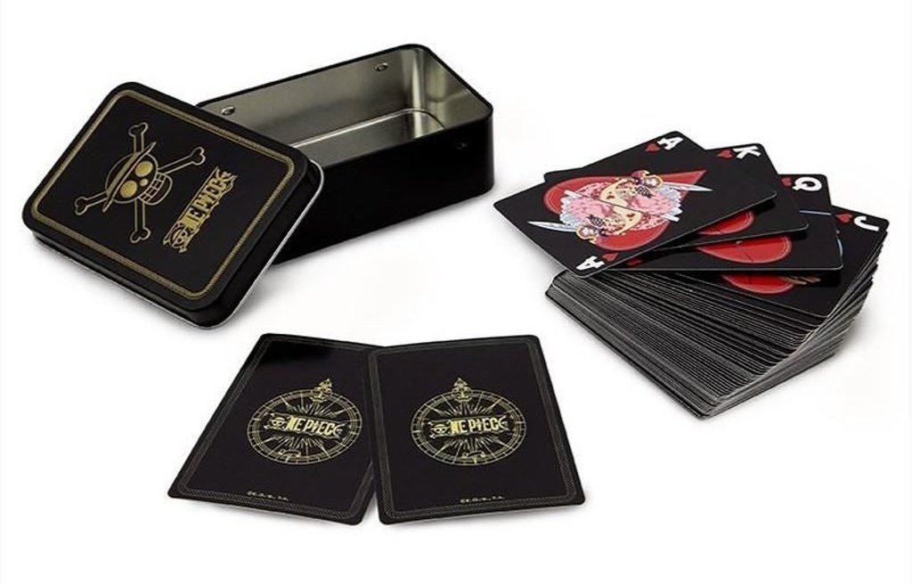 Hrací karty v plechovém boxu One Piece