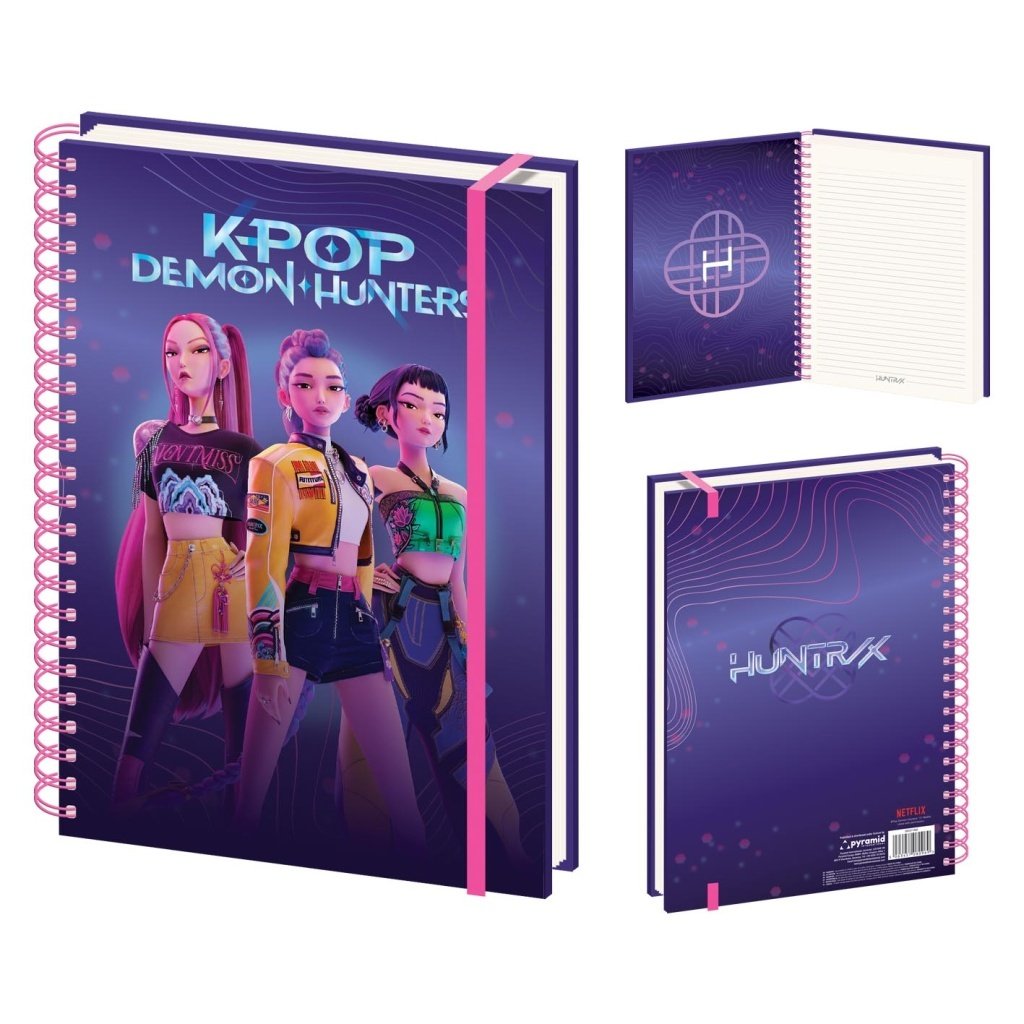 KPop Demon Hunters Kroužkový zápisník A4 - Huntr/X