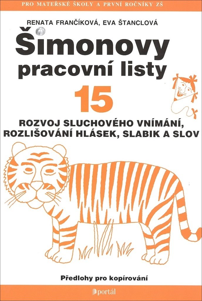 ŠPL 15 - Rozvoj sluchového vnímání - Rozvoj sluchového vnímání, rozlišování hlásek, slabik
