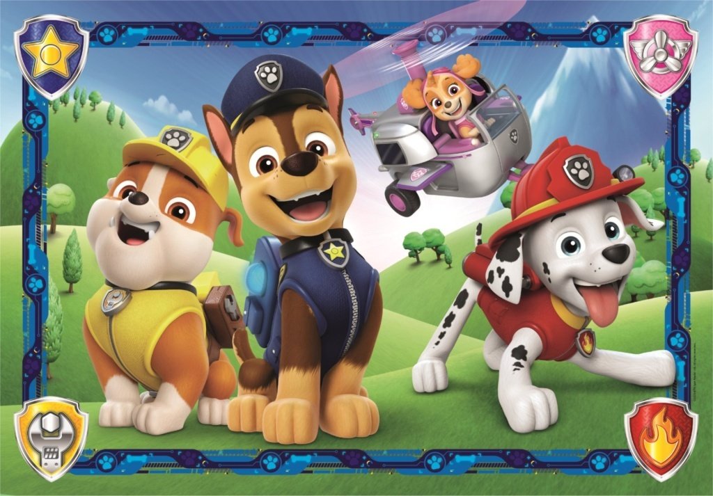 Puzzle Tlapková Patrola 104 dílků