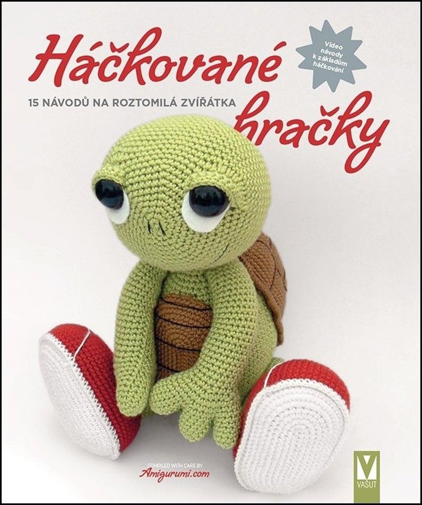 Háčkované hračky Želva - 15 návodů na roztomilá zvířátka