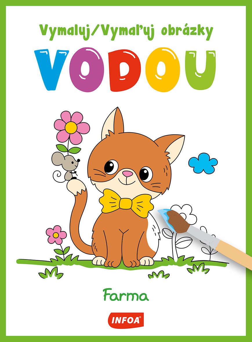 Vymaluj obrázky vodou - Farma