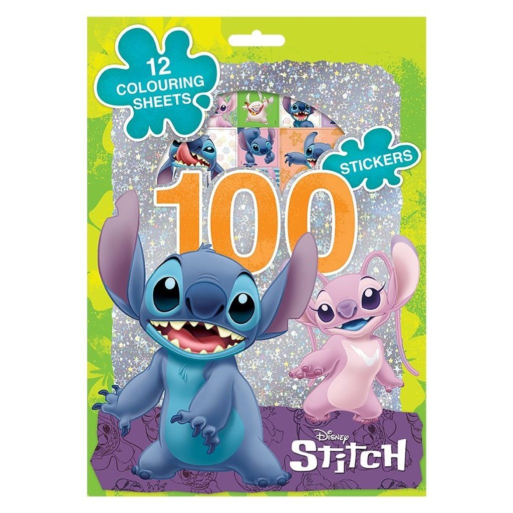 Lilo & Stitch - 100 samolepek s omalovánkovými listy