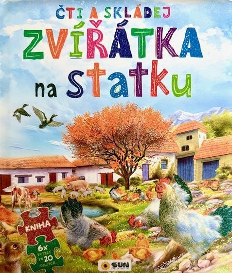Čti a skládej Zvířátka na statku