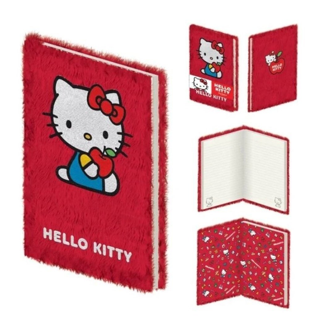 Hello Kitty Plyšový blok A5