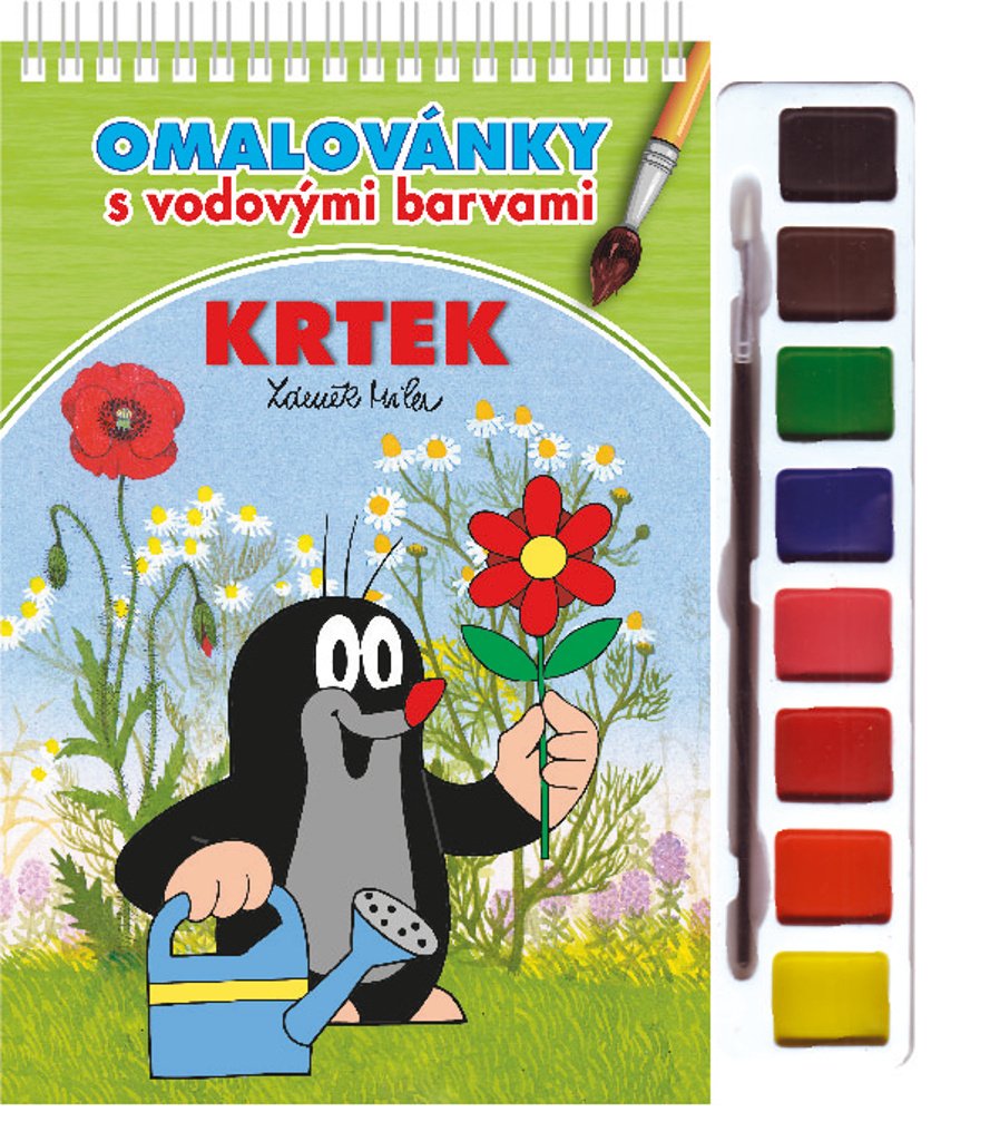 Krtek 3 - Omalovánky s vodovými barvami