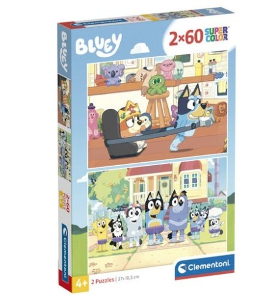Puzzle Bluey 2x60 dílků