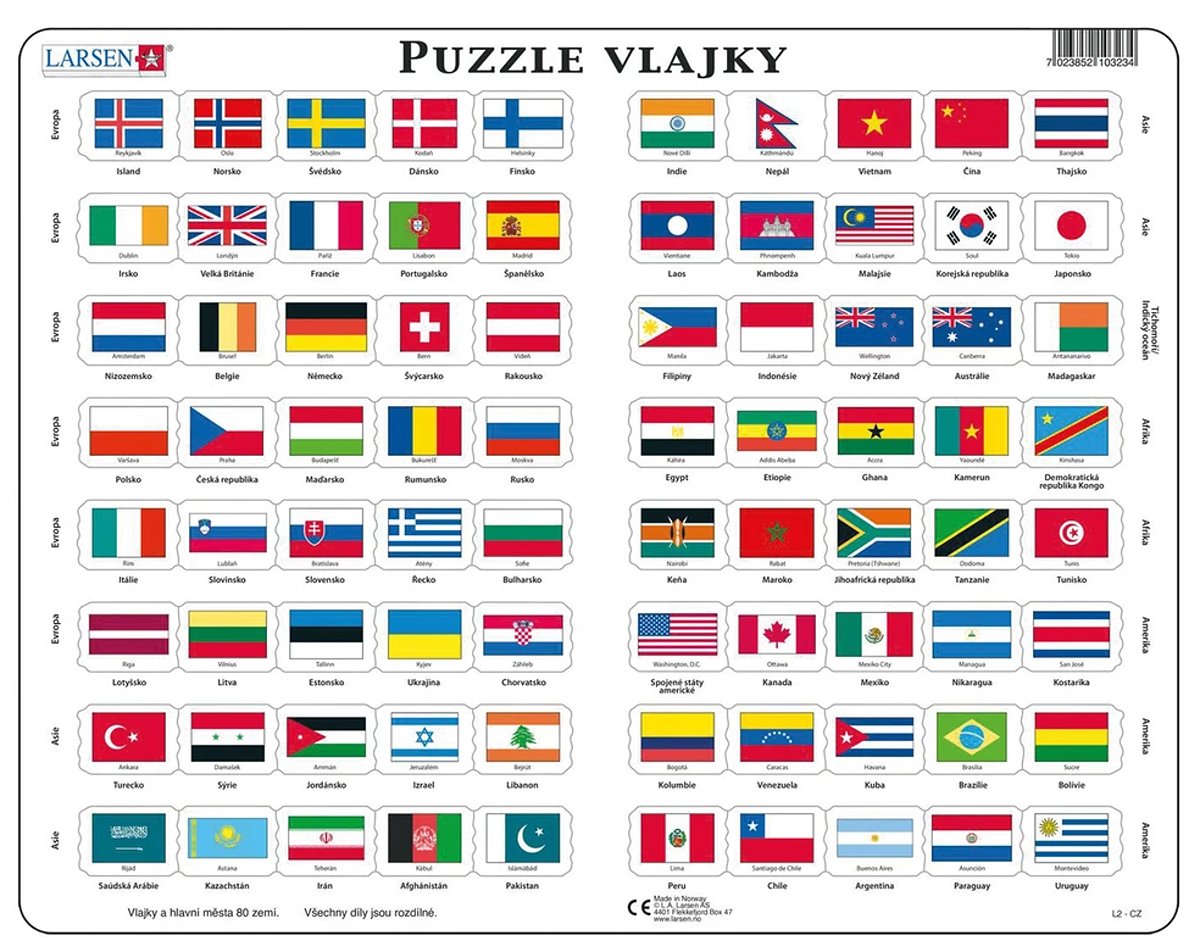 VLAJKY 80 d. EDU Puzzle