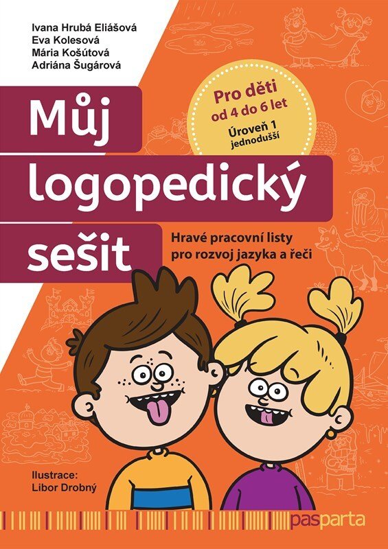 Můj logopedický sešit: Úroveň 1 – jednodušší