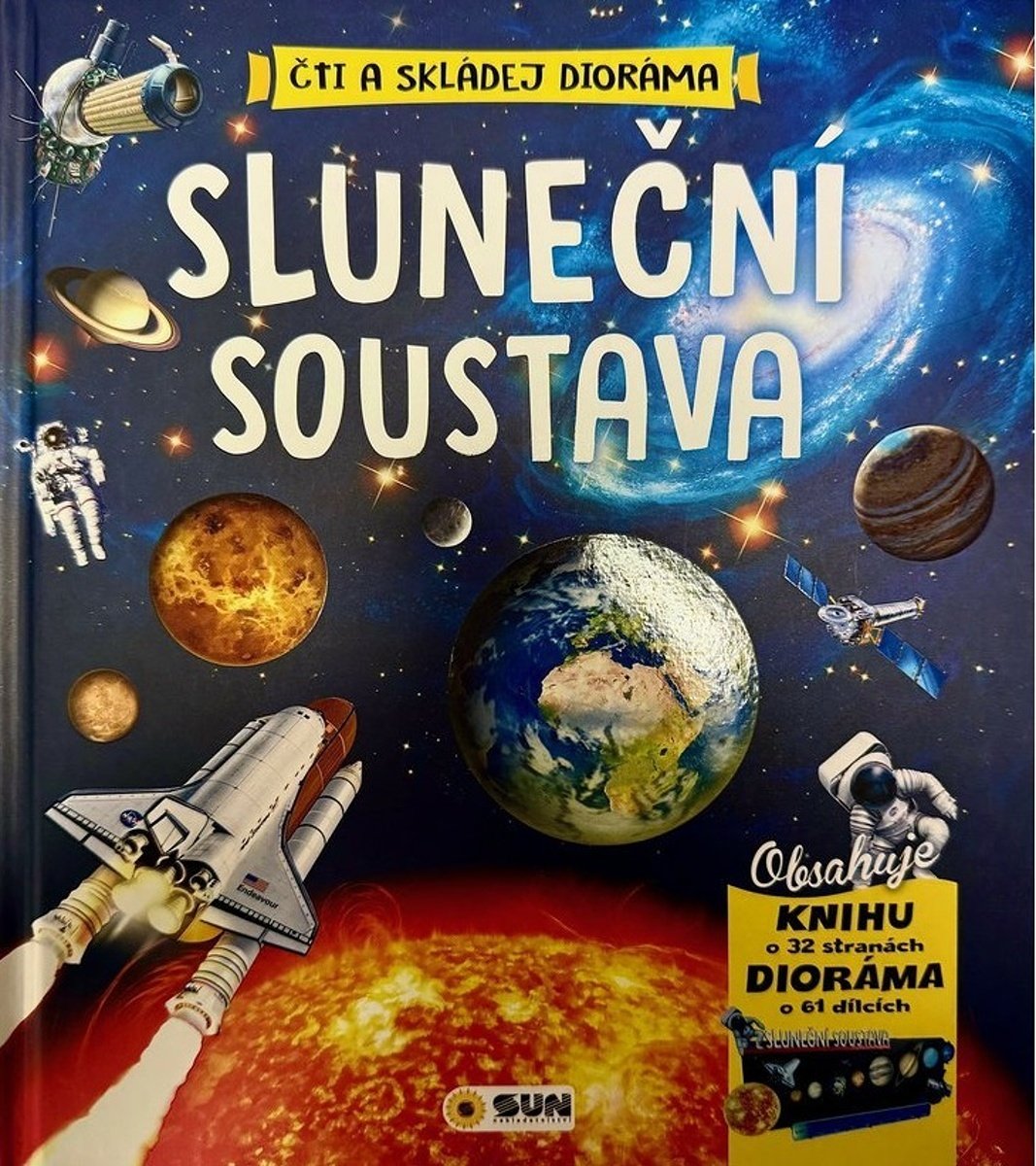 Čti a skládej Dioráma Sluneční soustava