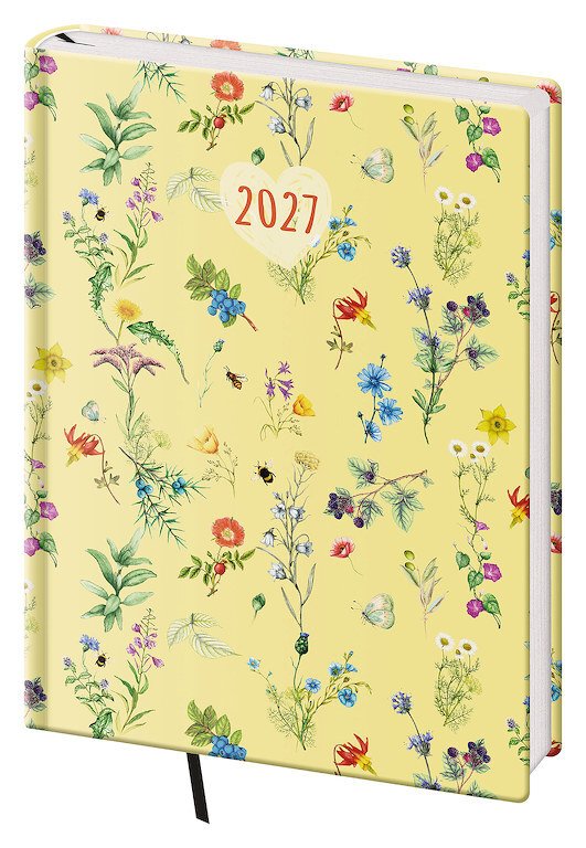 Diář 2027 denní B6 Vario - Botanica