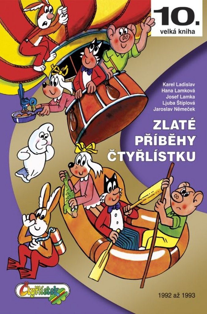 Zlaté příběhy Čtyřlístku z let 1992 - 1993 / 10. velká kniha