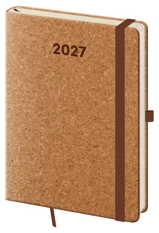 Diář 2027 týdenní A5 Cork