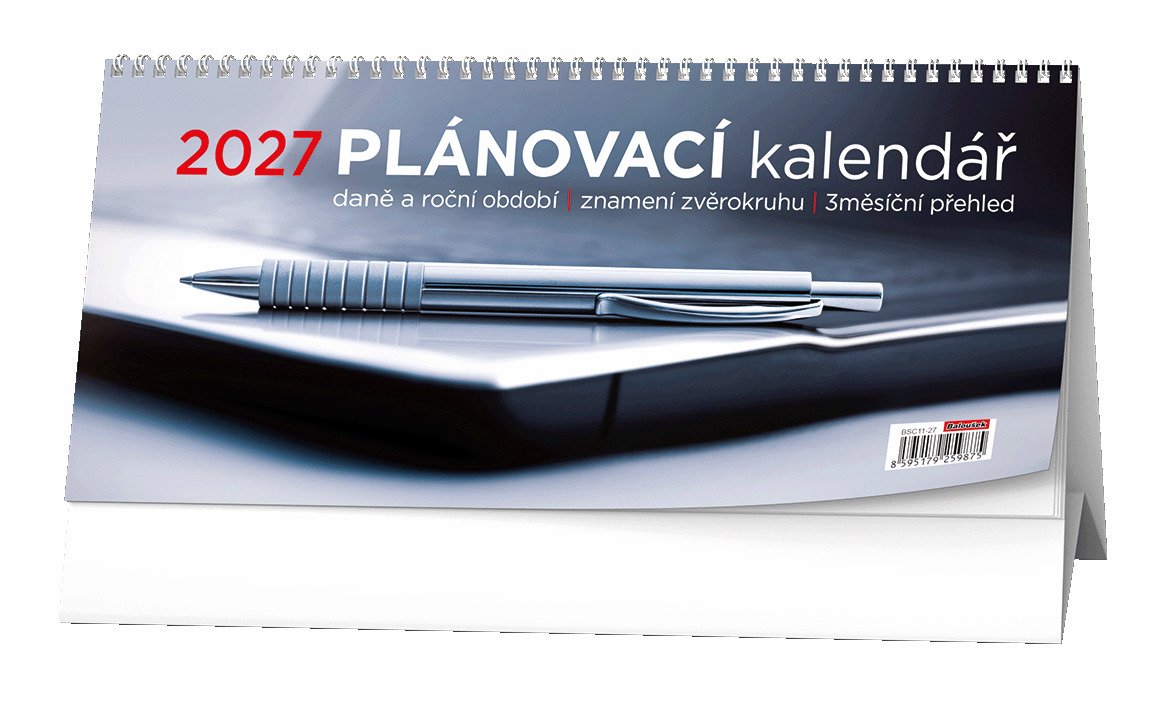 Plánovací daňový kalendář 2027 - stolní kalendář