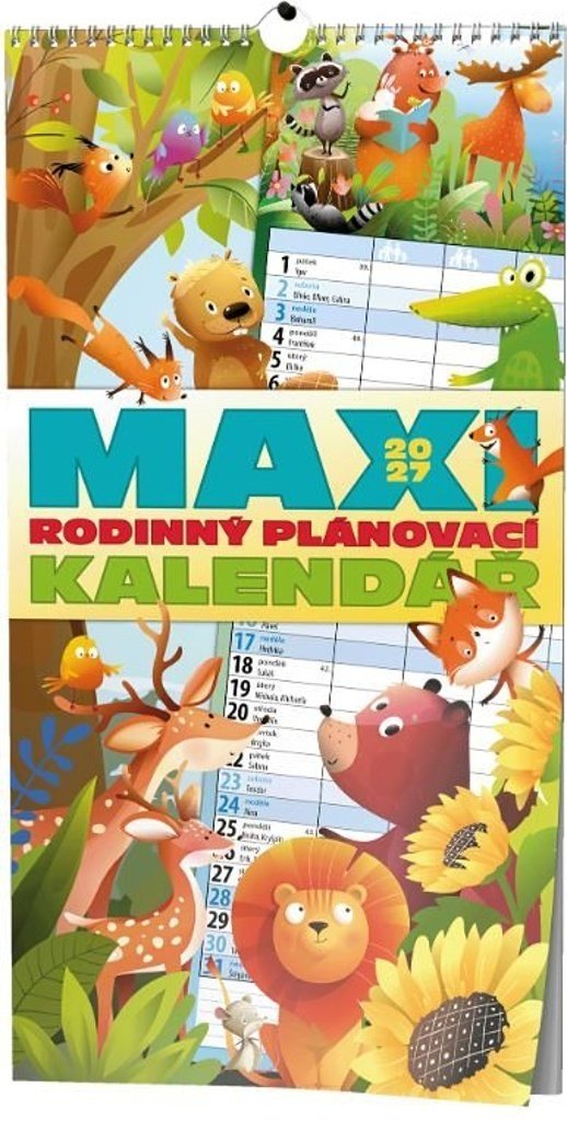 Nástěnný kalendář Maxi rodinný kalendář